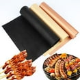 thumbnail image 2 of VALINK High Temperature Resistant Barbecue Mat Can Be Cut Non Stick Oven Mat Household, 2 of 7