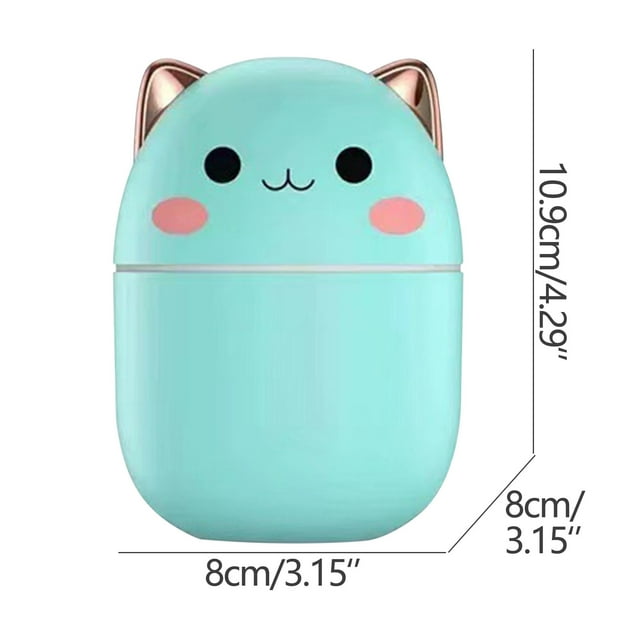 Cool Mist Humidifiers for Bedroom Humidifier Office Small Volume Cute Home Portable Humidification Mini Humidifier Usb Desktop Office Mute Bedroom Colorful Lights Mini Usb Car Humidifier