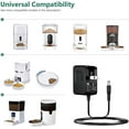 thumbnail image 5 of FITE ON 5V Pet Supply Feeder Power Adapter Replacement for WellToBe Peteme PETODAY LeeKooLuu Cat Dog Feeder Food Dispenser Charger Power Supply Cord UL Listed, 5 of 7