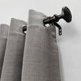 thumbnail image 2 of Lumi 1" Oil Rubbed Bronze Knob Single Curtain Rod, 72-144", 2 of 5
