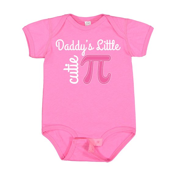 Inktastic Daddy Little Cutie Pi Day Math Girls Girls Baby Bodysuit