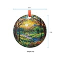 thumbnail image 5 of Sunset River Scene Window Ornament Style, Suncatcher Window Hangings, Wall Hanger, Forest Suncatcher Gift For Home Decoration, 2025, Holiday 2025, Seasonal Holiday Decor, Holiday, 5 of 5