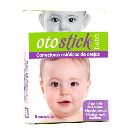 Corrector de orejas para bebés Otostick Bebe 8 unidades con tapón