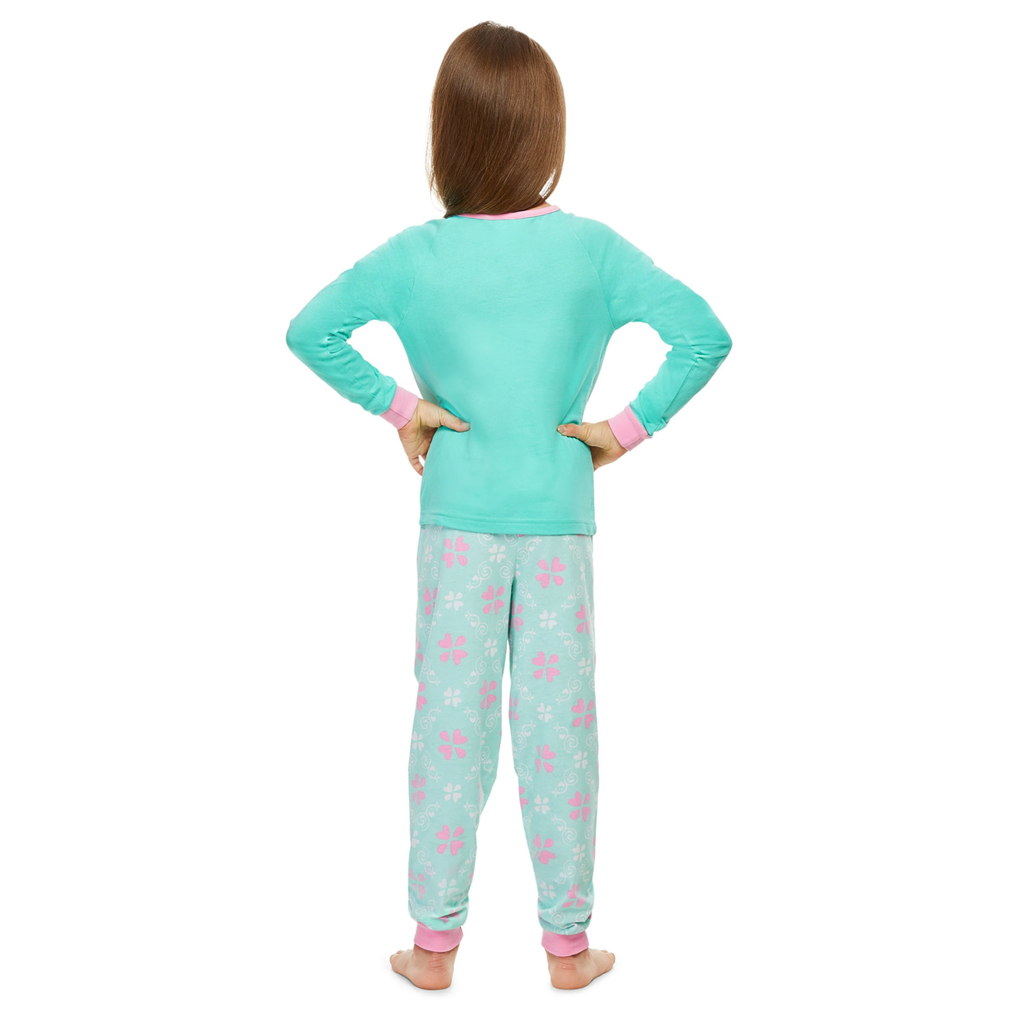 Nella The Princess Knight Pajamas Girls 2 Piece Sleepwear Cotton PJ Set 5 Walmart