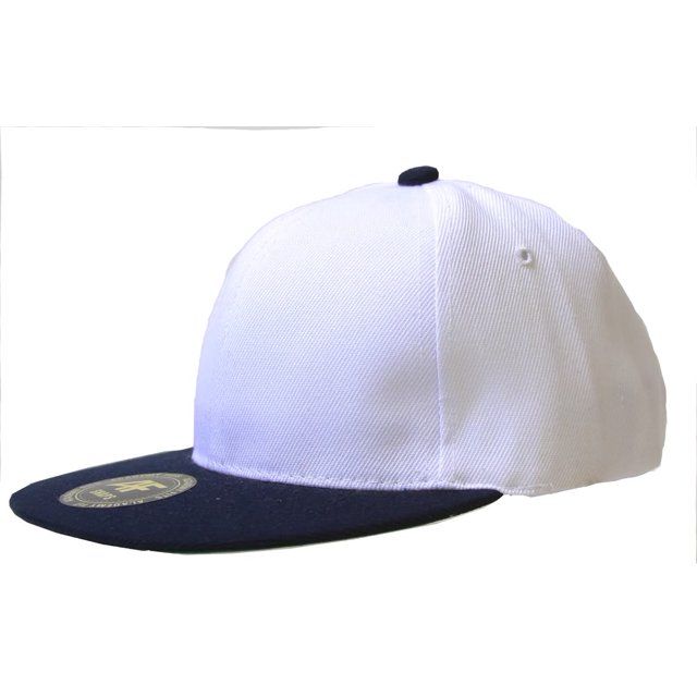 New AF Two Tone Snapback - White / Navy