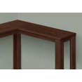 thumbnail image 2 of Monarch Specialties Table D'appoint, Console, Entrée, Étroit, Coin, Salon, Chambre À Coucher, Stratifié, Brun, Contemporain, Moderne, 2 of 4