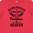 thumbnail image 4 of Inktastic Handpicked for Earth by My Pawpaw in Heaven with Angel Wings Boys or Girls Baby T-Shirt, 4 of 5