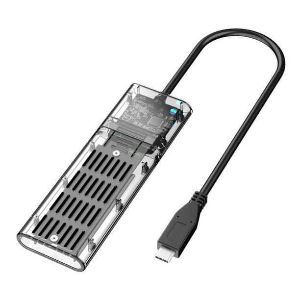 Carcasa Transparente Typec Gen1 Ssd Adaptador M.2 Ngff Caja De Disco Duro De Estado Sólido seitruly EL017569-01