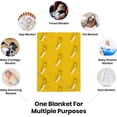 thumbnail image 6 of Banana Blanket, Fruit Throw Blanket, Good Gift Choice, Lightweight Super Soft and Comfortable, Suitable for Sofa, Living Room, Bedroom, 40" x 30" for Pet, 6 of 6