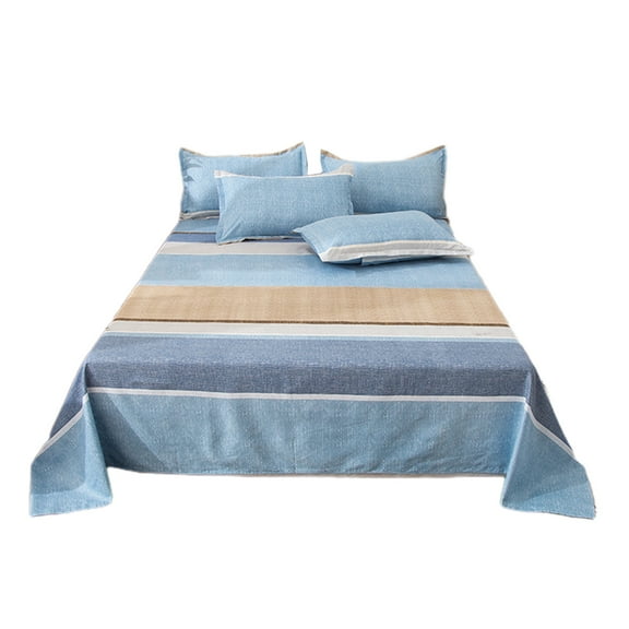 Mauxuk 3PCS All Season Bedding Set - Soft Breathable Microfiber Polyester Comforter & Pillowcases, Fade Resistant, Easy Care (1.06lb)