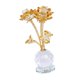 thumbnail image 3 of Lotus Flower Figurine Artwork Collectible para Mantels Bookshelves Aniversario Amarillo, 3 of 8