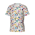 thumbnail image 3 of Rocae Colorful Spots for Men's Moisture-Wicking Crew Tee - T-Shirt for Sports, Outdoor Activities, and Casual WearX-Large, 3 of 9