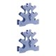thumbnail image 1 of Greeniant Durable Dumbell Weight Rack Weight Holder Lifting for Home Office Azul claro 2Conjunto, 1 of 1
