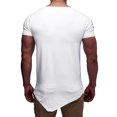 thumbnail image 3 of Mens Plus Size Shirts Fashion Personality Men's Casual Slim Short-sleeved Shirt Top Blouse, 3 of 5