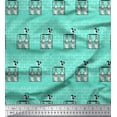 thumbnail image 1 of Soimoi Polyester Crepe Fabric Colorful Bottle Decor Fabric Printed Yard 52 Inch Wide, 1 of 3