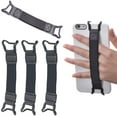 thumbnail image 1 of 2/ 3pack Mobile Phone Security Hand Strap Holder for 5.2-7.5 inch Smartphones, Black, 1 of 5