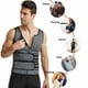 thumbnail image 1 of Corsé con control de barriga para hombre chaleco moldeador de cuerpo de neopreno con cremallera cinturón doble ajustable, 1 of 9