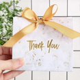 thumbnail image 4 of 20PCS Thank You Gift Bags Creative Paper Bag 11.5 x 4.5 x 10cm Small Bag for Birthday Wedding Party Gifts (Gold), 4 of 5