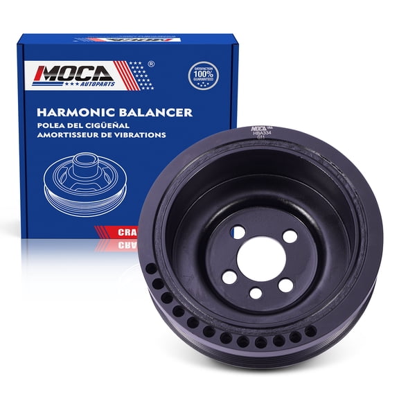 MOCA AUTOPARTS 594-334 Harmonic Balancer Fit for 2010-2015 & 2019 Volkswagen Golf 2.0L & 2009-2015 Volkswagen Jetta 2.0L & 2014-2016 Audi A4 2.0L