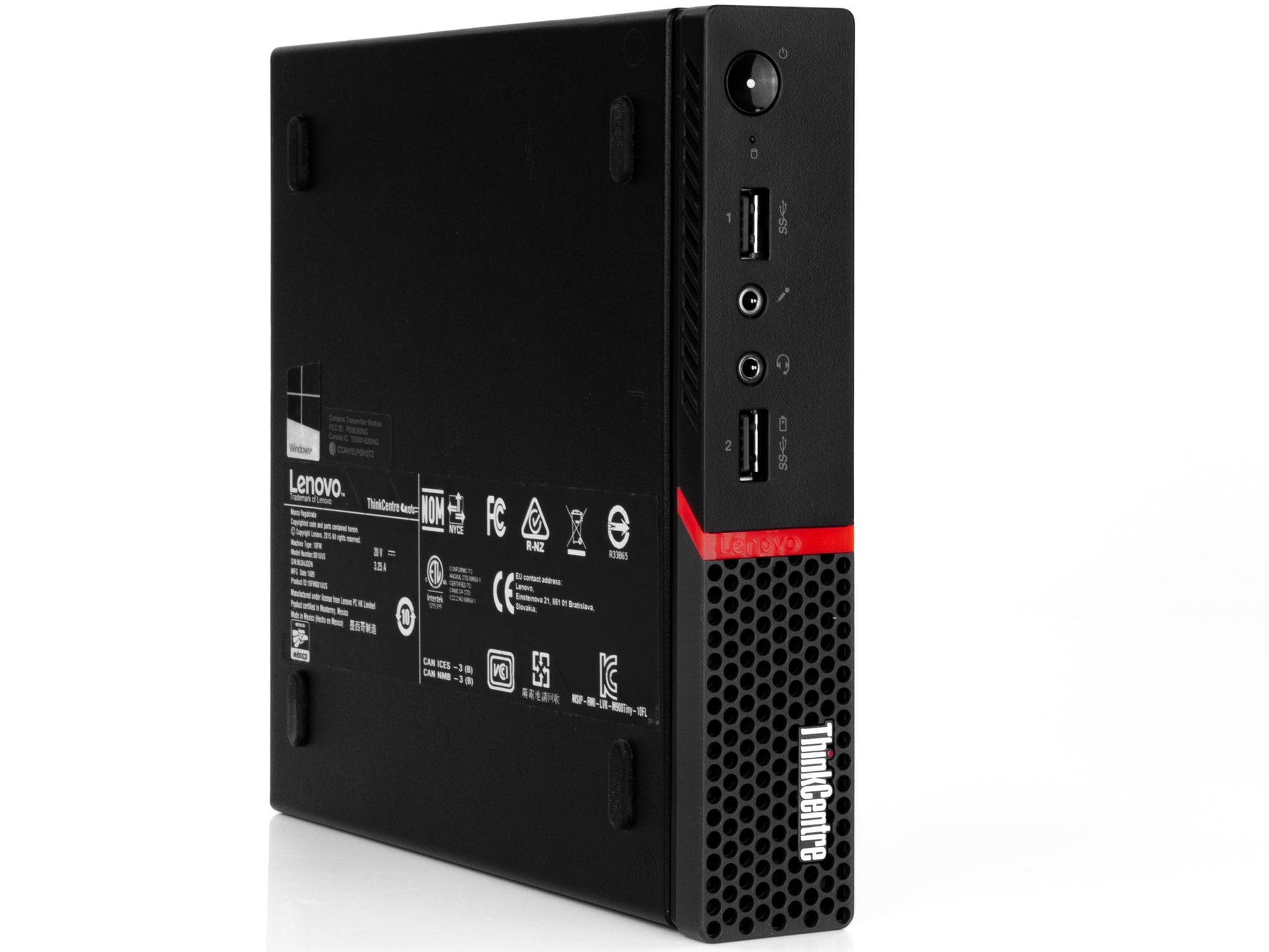 Lenovo ThinkCentre M715q Tiny Desktop, AMD Quad-Core Ryzen 5 PRO