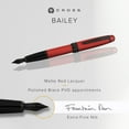 thumbnail image 2 of Cross Bailey™ Matte Red Lacquer Extra Fine Fountain Pen, 2 of 7