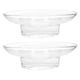 thumbnail image 1 of 2pcs Transparent Glass Soap Dish Elegant Round Tray For Bathroom Countertop Non-slip Base Glass Soap Holder Bathroom Small Soap Bar Holder, 1 of 3
