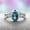 14K Rose Gold Vermeil, variant on London Blue Topaz Ring Set in 925 Sterling Silver – Celtic Engagement & Promise Ring, November Birthstone Jewelry
