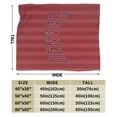 thumbnail image 3 of University Of Denver Ultra-Soft Micro Fleece Blanket Multi-Size Flannel Blanket, 3 of 7