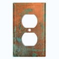 thumbnail image 2 of Metal Light Switch Plate Outlet Cover Image of Distressed Copper MET012, 2 of 13