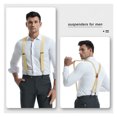 thumbnail image 3 of QCWQMYL Suspenders for Men with 4 Swivel Hook Adjustable Wedding Men Suspenders for Holding up, 3 of 6
