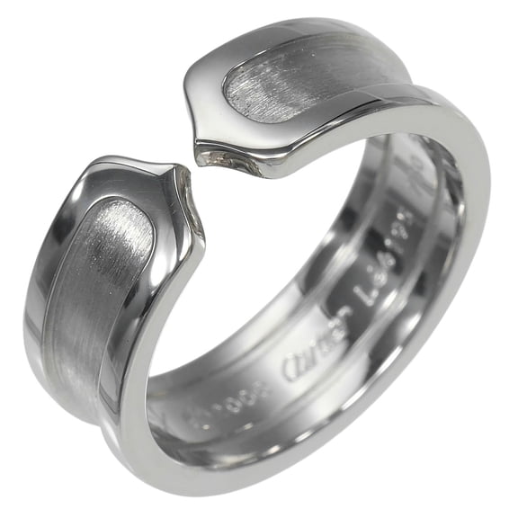 Pre-Owned Cartier Ring 2C, Size 13, 18K White Gold, Approx. 7.7g