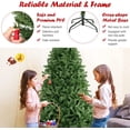thumbnail image 4 of Goplus Christmas Tree Artificial Premium Hinged Spruce Full Tree with Solid Metal Stand (7.5 feet, Classic Series), 4 of 8
