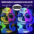 thumbnail image 5 of 2PCS LED Black UV Light 50W Blacklight Bar Switch Light Up Glow in the Dark Party Supplies for Halloween Fluorescent Poster Stage, 5 of 5