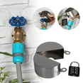 thumbnail image 4 of Jierger Outdoor Faucet Spigot Lock, Outside Faucet Lock System | Stainless Steel Outdoor Tap Cover with Combination Lock To Avoid Vandalism and Unauthorized Water Use, 4 of 8