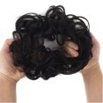 thumbnail image 3 of SAYFUT Donut Chignons Bun Ponytail Scrunchie Updo Dish Bridal Synthetic Hair Black, 3 of 7