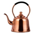 thumbnail image 1 of Tetera de cobre, tetera con mango superior, cafetera de cobre, hervidor de agua caliente para estufas de Gas, placa de inducción, agua hirviendo para, 1 of 8