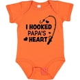 thumbnail image 3 of Inktastic I Hooked Papa's Heart with Fishing Rod Boys or Girls Baby Bodysuit, 3 of 5