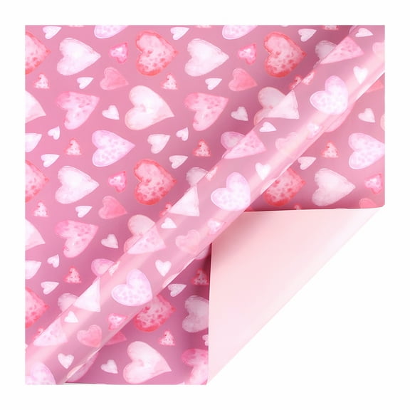 CCOCC Gift Wrapping Paper Cute Cartoon Print Pink Colorful Wrapping Paper Holiday Girls Princess Birthday Gift Wrapping Paper
