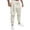 White, variant on Vedolay Sweatpants Men Drawstring Waist Straight Leg Streetwear Cargo Pants Trousers Green,3XL