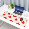 thumbnail image 4 of Rocae Happy Canada Day for Gaming Mouse Pad, Mouse Pad Large, Office Computer Keyboard Mousepad, Keyboard and Mouse Pad with Stitched Edges,31.5 x 11.8 in, 4 of 5