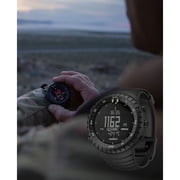 Men's Core All Black SS014279010 Resin Quartz Sport Watch
