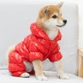 thumbnail image 4 of Dog Winter Coat, Waterproof Dog Jacket, Warm Fullbody Dogs Snowsuit, Winter Coat for Small Dogs, Button Down Pet Thick Fleece Snow Proof Clothes, Outdoor Cold Weather Pet Coats Apparel, 4 of 9