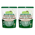 thumbnail image 1 of Everland Organic Hulled Sesame Seeds, 2-Pack, 400g Each, Smooth Texture Seeds, 1 of 2