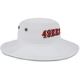 thumbnail image 3 of Men's New Era White San Francisco 49ers 2023 NFL Training Camp Panama Bucket Hat, 3 of 4