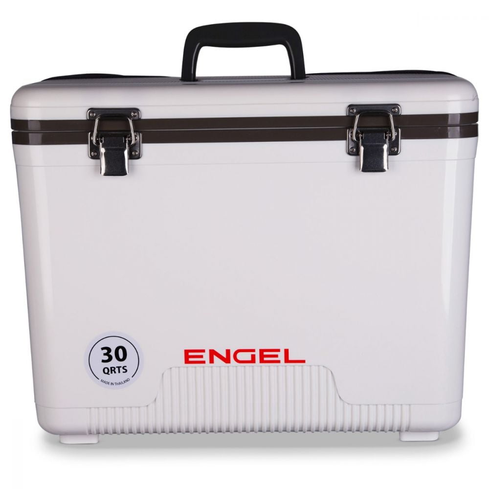 Engel Coolers 30 Quart 48 Can Lightweight Insulated Mobile Cooler