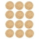 thumbnail image 1 of 2X Manteles Individuales Tejidos Redondos, Manteles Individuales de Ratán Tejido Jacinto Manteles Individuales Redondos de Ratán Trenzado Almohadillas Aislantes Antideslizantes, 1 of 5