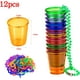 thumbnail image 2 of Vaso de chupito para novia, vasos de plástico con cuentas de la tribu de la novia, vasos colgantes JGA para despedida de soltera, color morado, 2 uds. Sincero Electrónica, 2 of 5