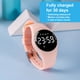 thumbnail image 2 of Reloj digital para niños, reloj inteligente deportivo resistente al agua con grabadora de ejercicios, reloj despertador vibratorio, cronómetro para niños y niñas, correr al aire libre, 2 of 5