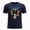A-Navy1065, variant on XIAOCHA Women's Printed Crew Neck Tee Short-Sleeve Fan-Sports Daily Casual Tees