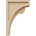thumbnail image 3 of 5"W x 10"D x 15"H Classic Viola Rough Cedar Woodgrain TimberThane Corbel, Primed Tan, 3 of 6